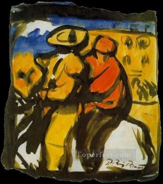 Picador y Monosario 1900 cubismo Pablo Picasso Pinturas al óleo